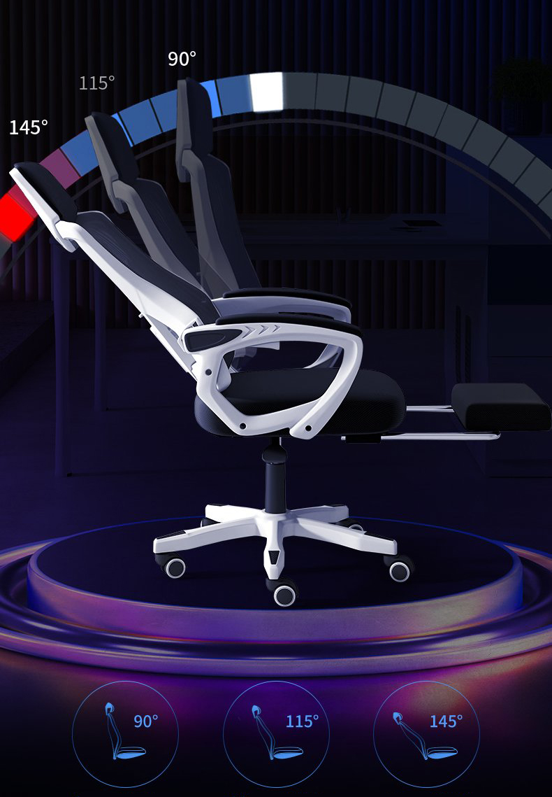 Ghế Công Thái Học Cao Cấp TMS06 Trắng