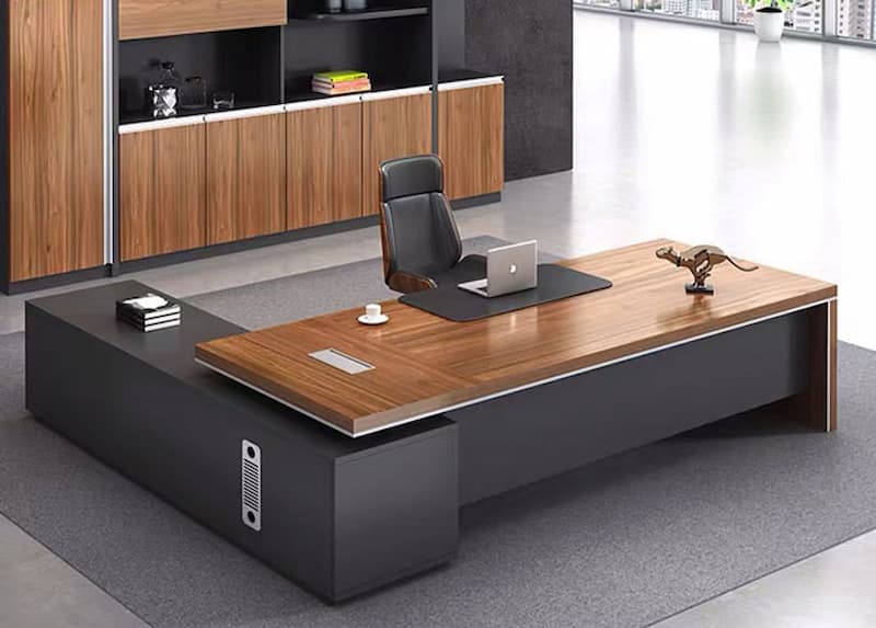 Bàn Làm Việc Giám Đốc Cao Cấp - Nhiều Mẫu Mã Đa Dạng tại Nội Thất Sơn Vũ