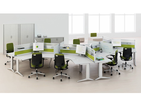 cụm bàn làm việc 8 người